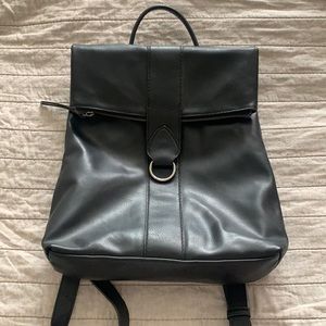 Universal Thread backpack, black leather used a hand full of time